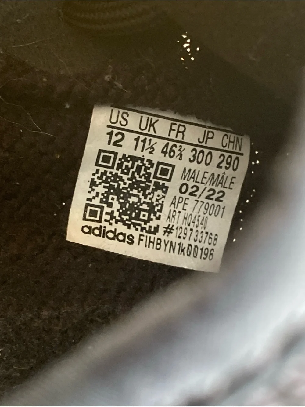 adidas Men's All-Black Knit Lace-Up Sneakers